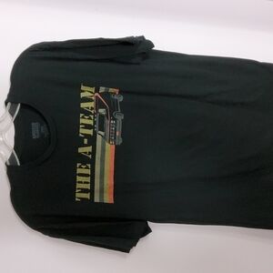 Black T-shirt with THE A-TEAM GRAPHIC